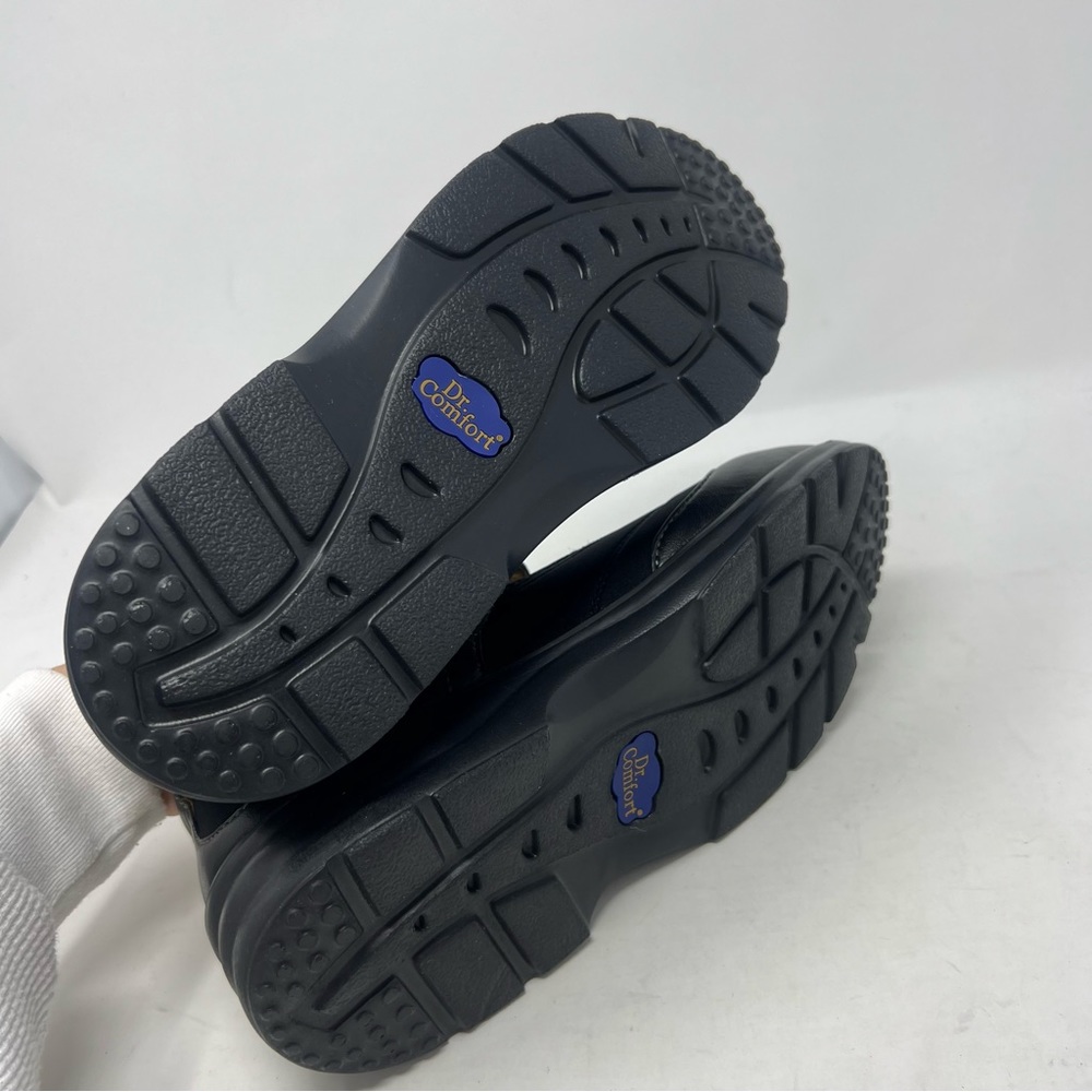 NWT Dr. Comfort Flute Black Leather Mary Jane Diabetic Flat Shoes Size 9 Wide - Picture 9 of 9